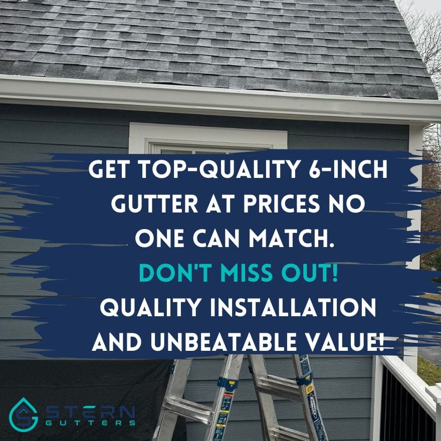 We beat everyone's 6-inch gutter prices Don't miss out! Superior quality, unmatched savings.